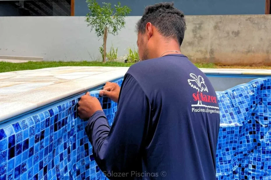 Instalação do revestimento de vinil