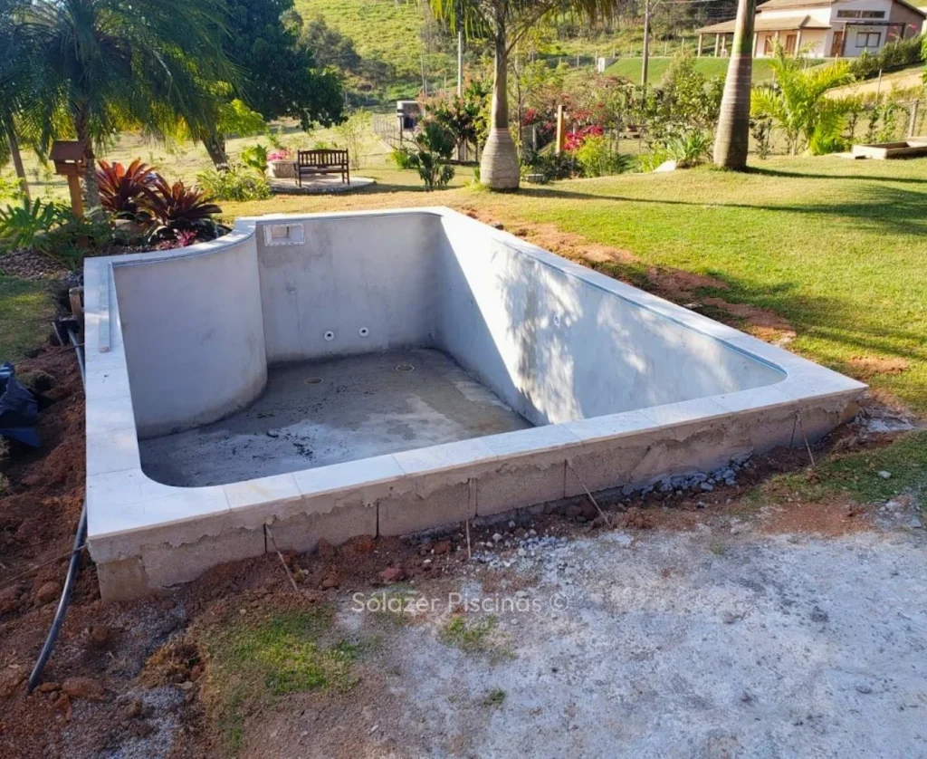 Vale a pena construir uma piscina de vinil em São Paulo - SP? 3 estrutura da piscina de vinil