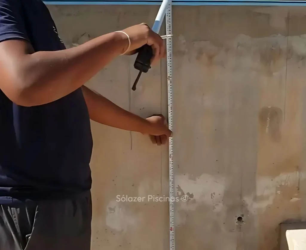 Onde trocar o revestimento da piscina em Atibaia - SP? 6 Medição precisa