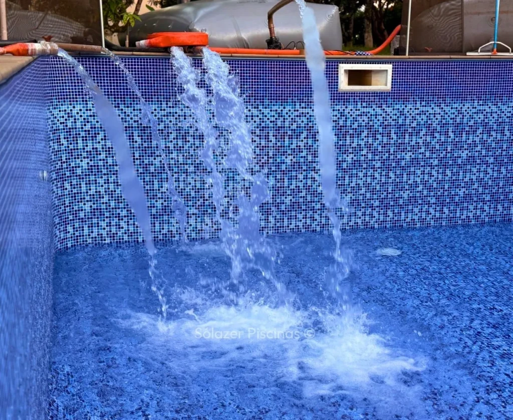 Diferencial Sólazer Piscinas: Sistema de armazenamento de Água
