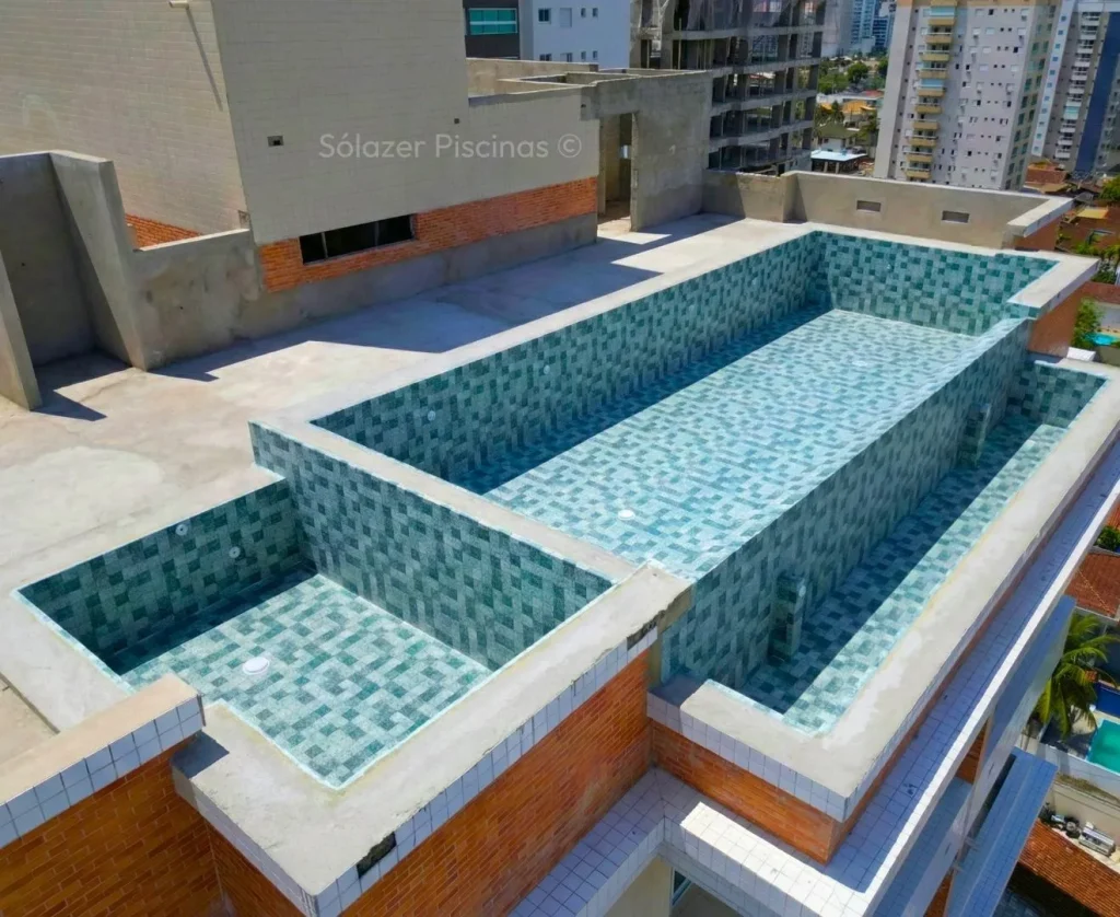 Instalação em piscina construída pelo cliente