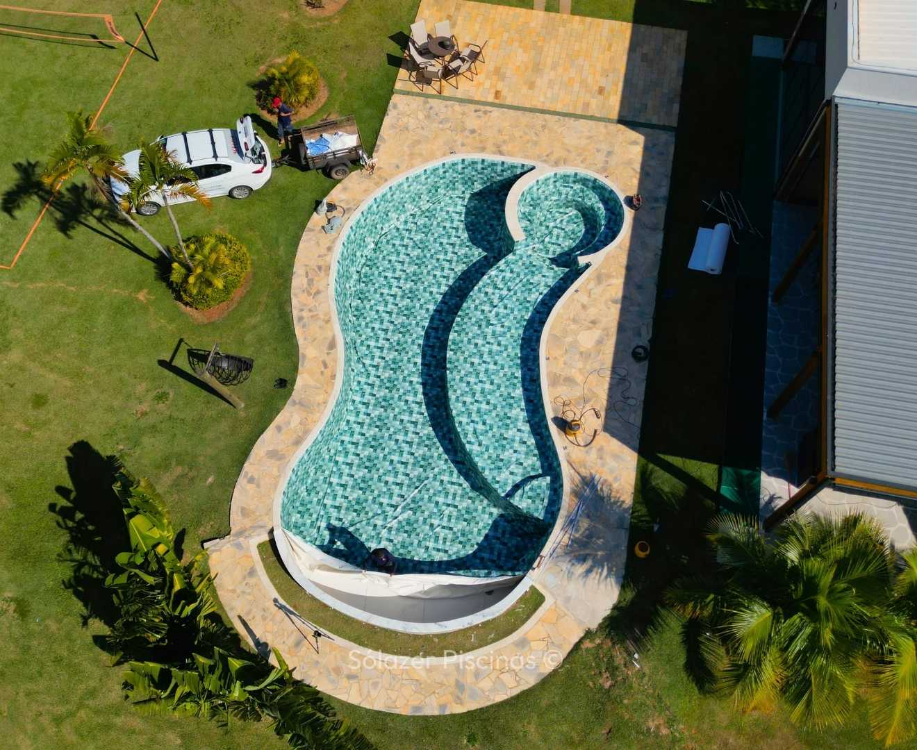 Troca de revestimento vinílico