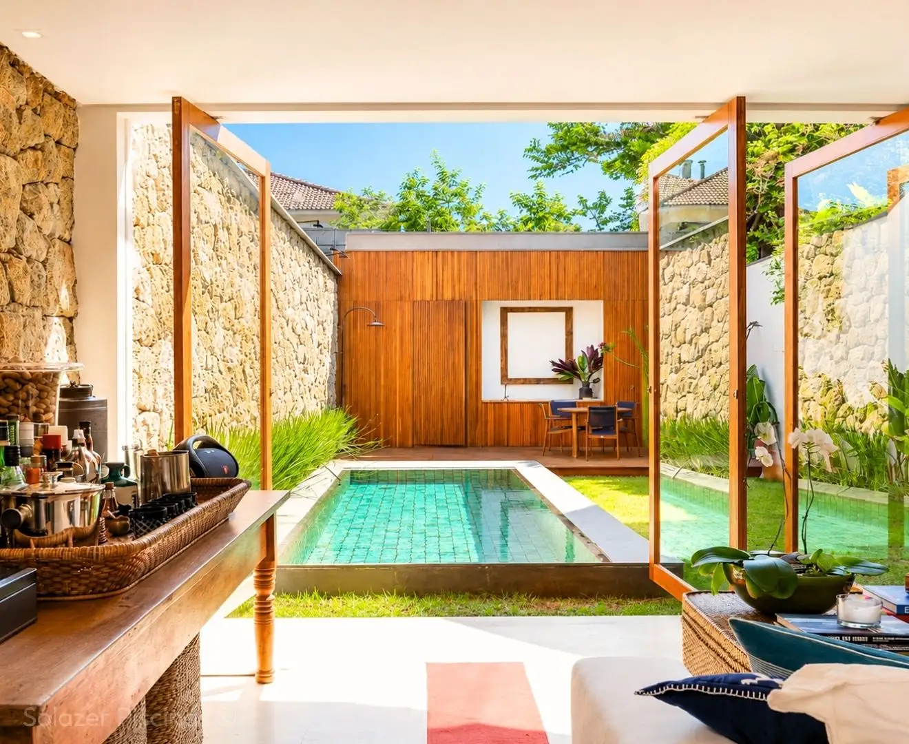 Piscina de concreto armado em São Paulo